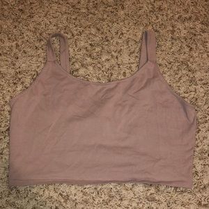 charlette russe crop top with caged back detail